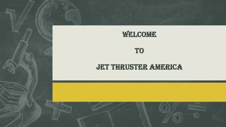 welcome to jet thruster america