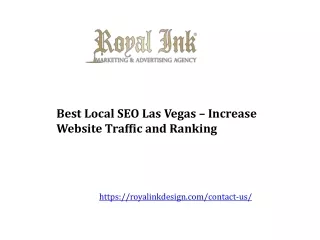best local seo las vegas increase website traffic