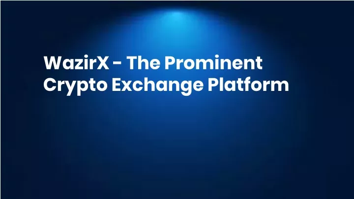 wazirx the prominent crypto exchange platform