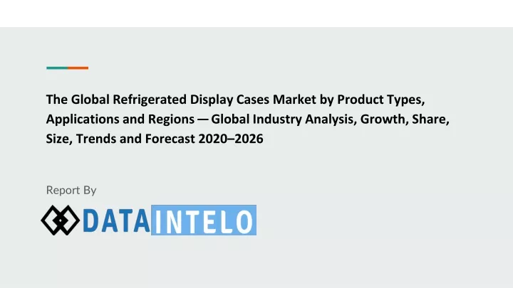the global refrigerated display cases market
