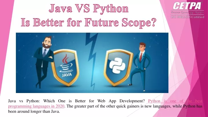 java vs python i s better for future scope