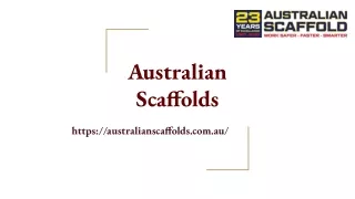 australian scaffolds