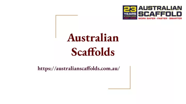 australian scaffolds