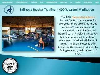 Gili Air Accommodation - Bali Yoga Teacher training 2020