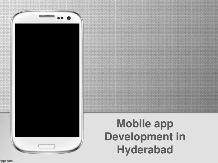 mobile app development in hyderabad