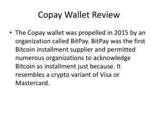 copay wallet review