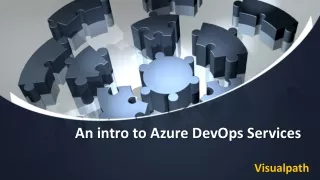 An intro to Azure DevOps Services