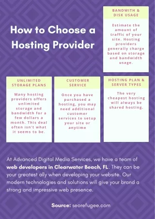 How to Choose a Hosting Provider