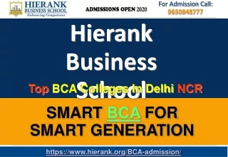 Best BCA Colleges in Delhi NCR-Hierank