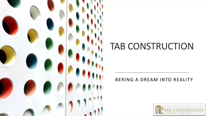 tab construction