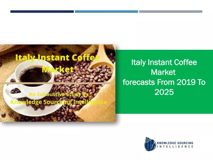 italy instant coffee market forecasts from 2019