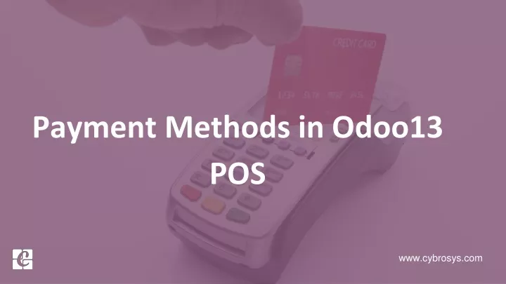 payment methods in odoo13 pos
