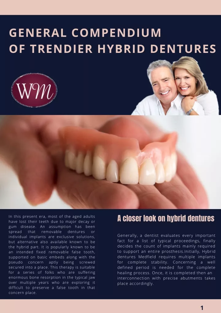 general compendium of trendier hybrid dentures