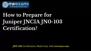 how to prepare for juniper jncia