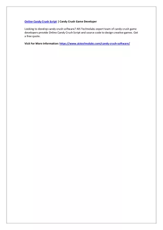 online candy crush script candy crush game
