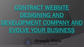 Best Web Design And Development Company | Mrmmbs Vision