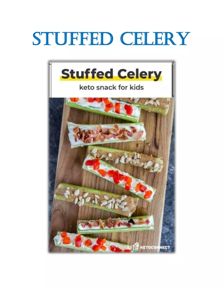 stuffed celery