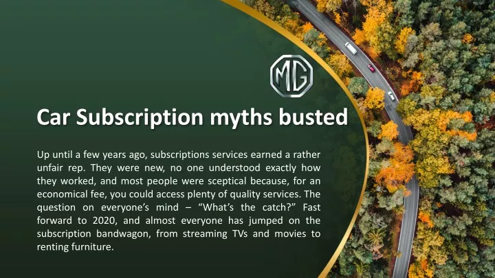 car subscription myths busted