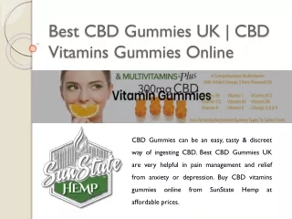 Best CBD Gummies UK | CBD Vitamins Gummies Online