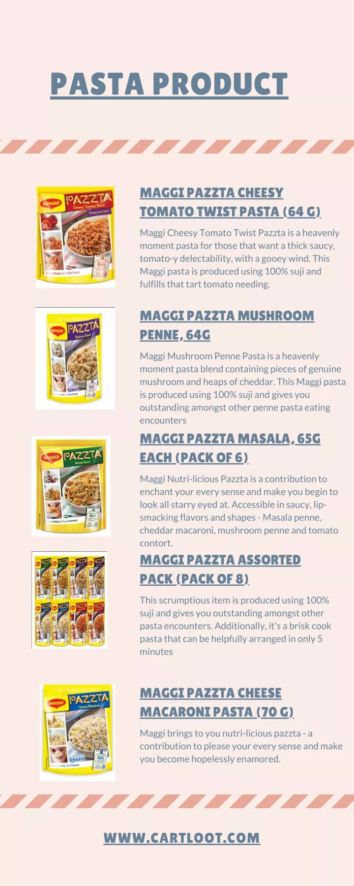 pasta product
