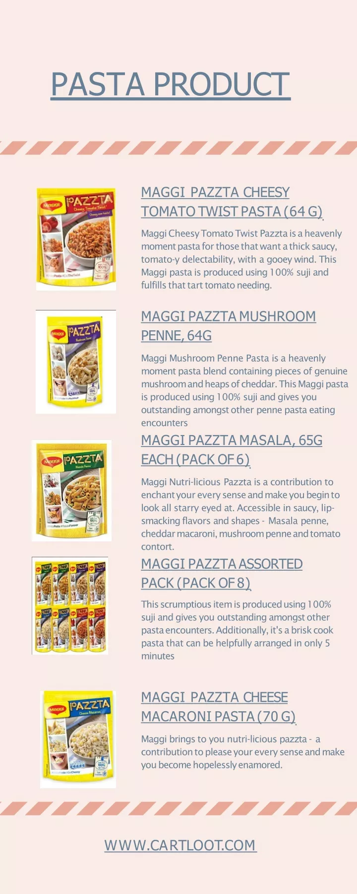 pasta product