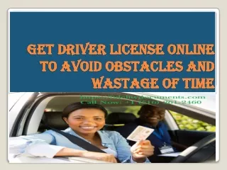Get driver license online to avoid obstacles and wastage of time