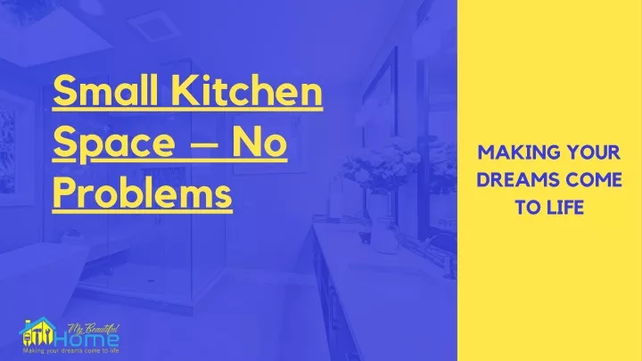 small kitchen space no problems