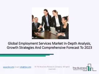 Employment Services Market (Covid-19 Impact) Analysis – Global Industry Overview
