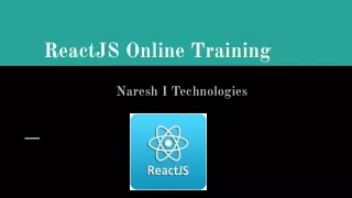 reactjs online training