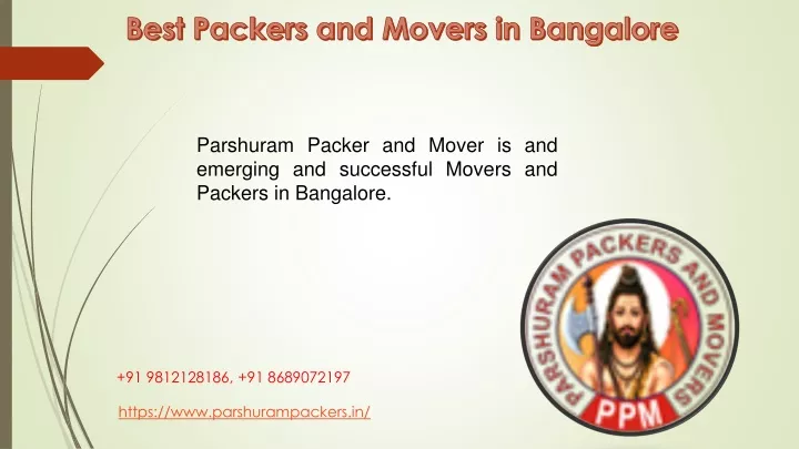 best packers and movers in bangalore