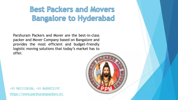 best packers and movers bangalore to hyderabad