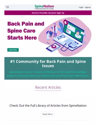 SpineNation.com- Back Pain & Spine Conditions