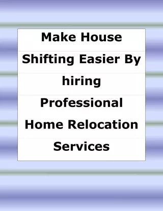 make house