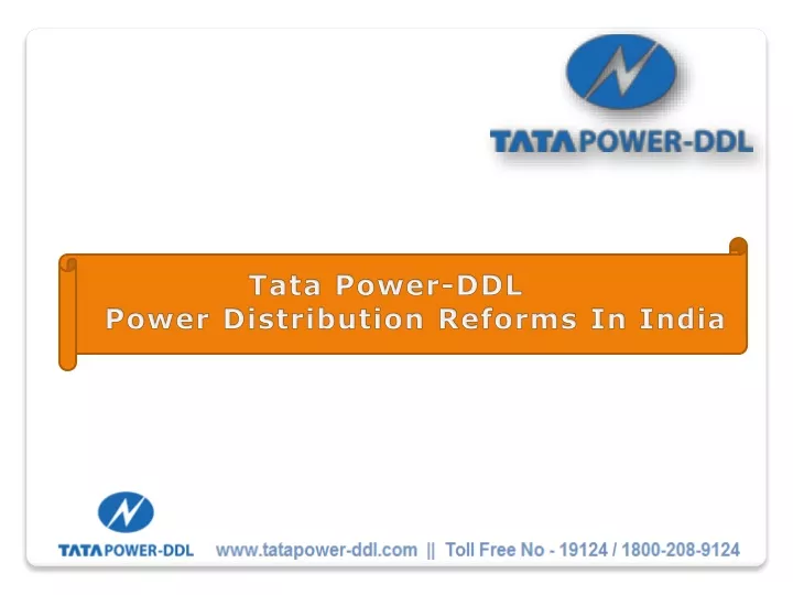 tata power ddl power distribution reforms in india