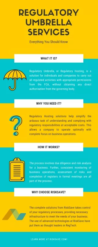 regulatory umbrella services