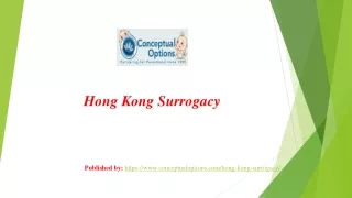 Hong Kong Surrogacy