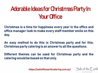 Adorable Ideas for Christmas Party In Your Office