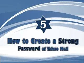 How to Create a Strong Password of Yahoo Mail