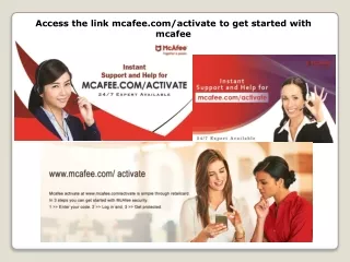 access the link mcafee com activate