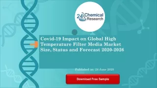 covid 19 impact on global high temperature filter