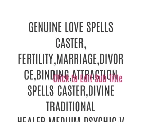 ( 27635374561). THE MOST PROFICIENT LOVE AND BINDING SPELLS CASTER IN USA,SPAIN, UK. MAAMA JAFA.,,,,,,,,,,,,,,,,,,,,,,,,
