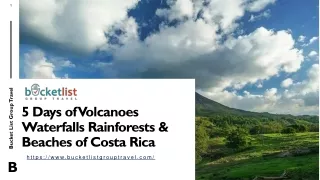 5 Days of Volcanoes Waterfalls Rainforests & Beaches of Costa Rica
