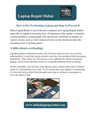 laptop repair dubai