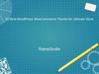 10 Best WordPress WooCommerce Theme for Ultimate Store