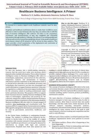 international journal of trend in scientific