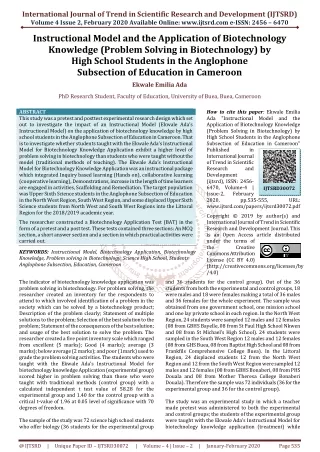 international journal of trend in scientific