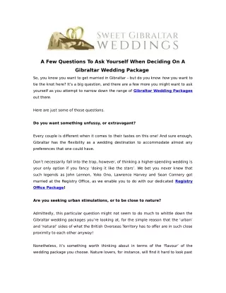 a few questions to ask yourself when deciding on a