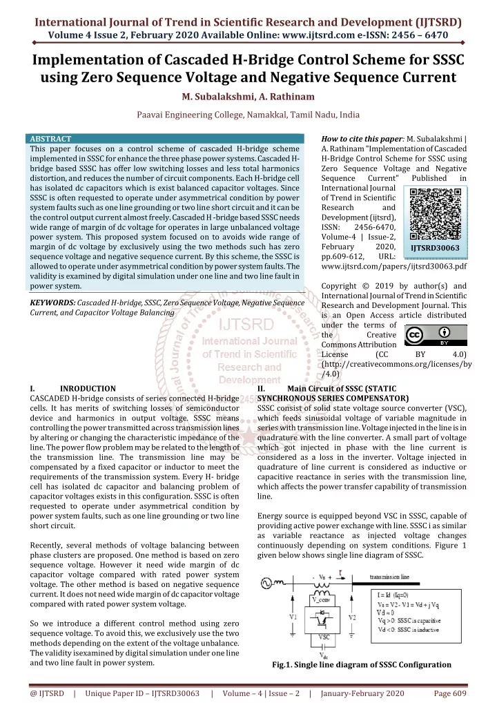 international journal of trend in scientific