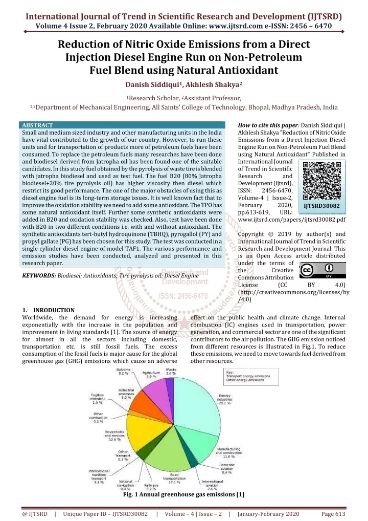 international journal of trend in scientific