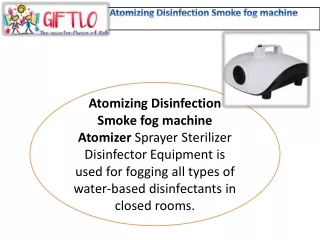 Buy Atomizing Disinfection Smoke fog machine